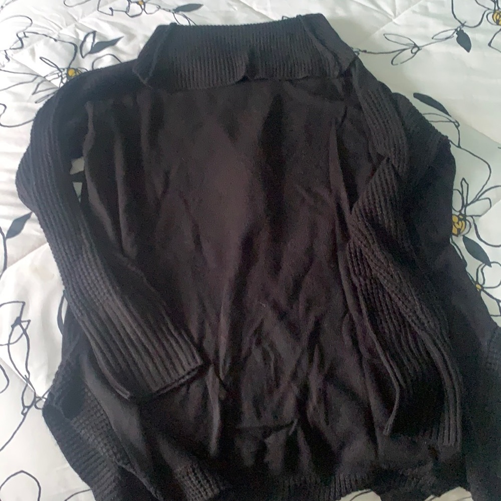 super cute sweater with buttons on back